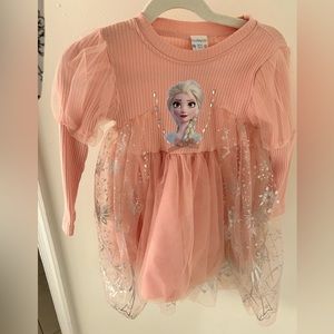 Pink Elsa dress frozen